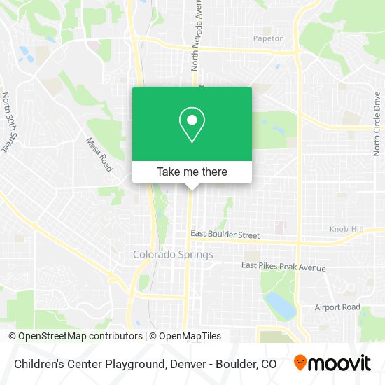 Children's Center Playground map