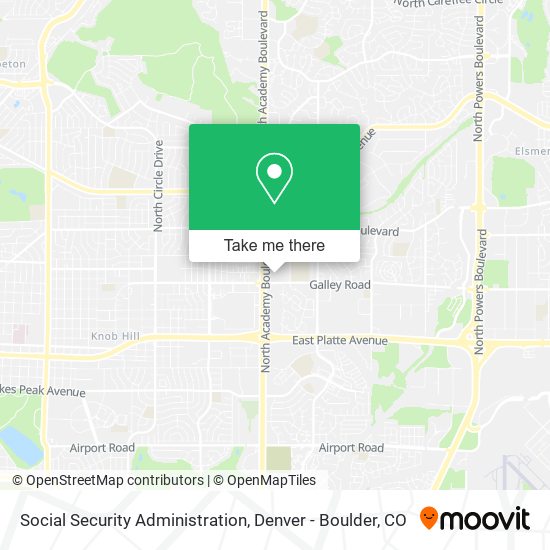 Social Security Administration map