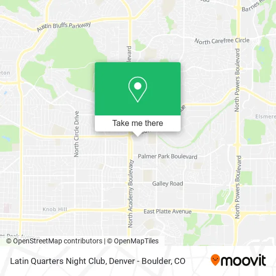 Latin Quarters Night Club map