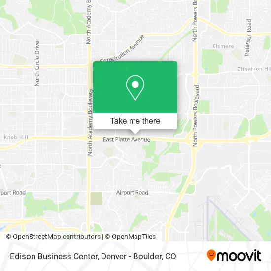 Edison Business Center map