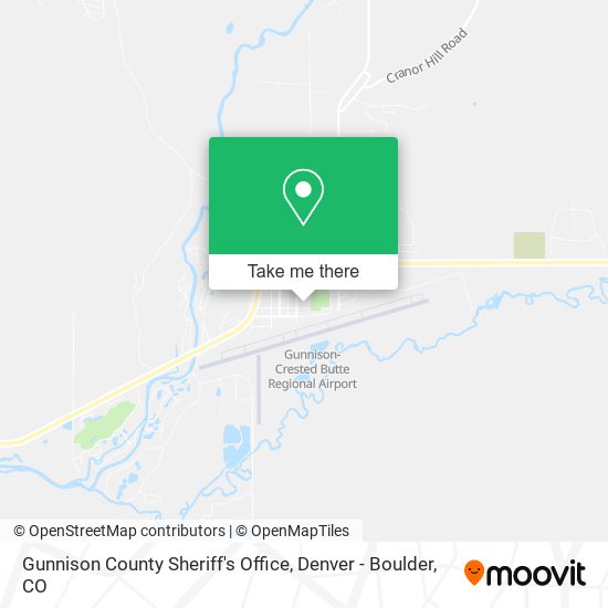 Mapa de Gunnison County Sheriff's Office