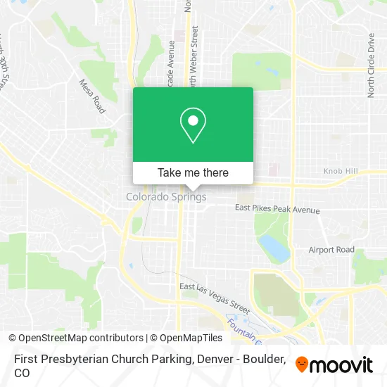 First Presbyterian Church Parking map