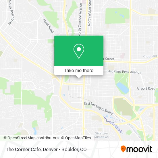 Mapa de The Corner Cafe