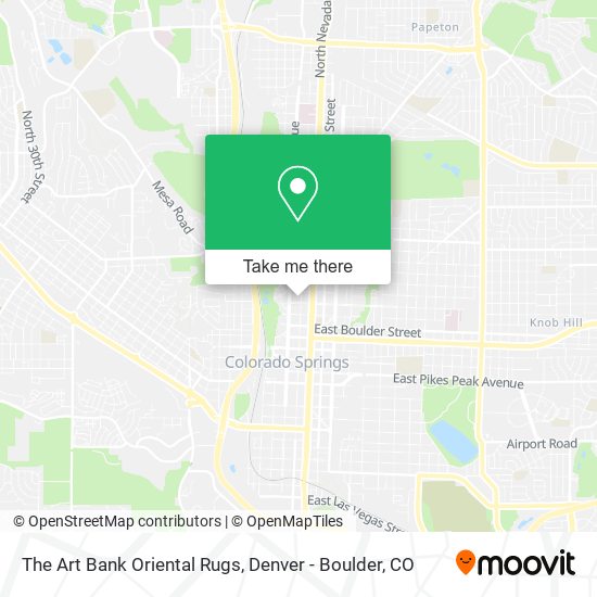 Mapa de The Art Bank Oriental Rugs