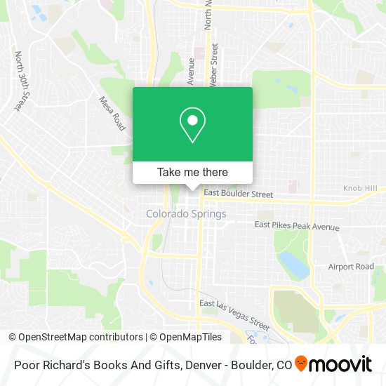 Poor Richard's Books And Gifts map