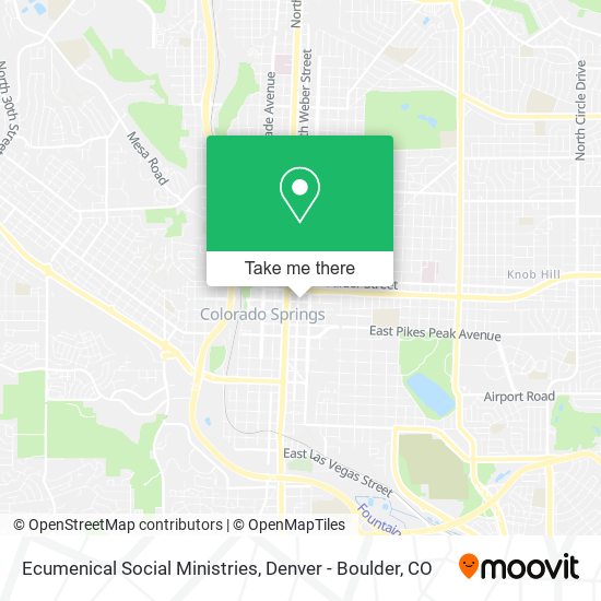 Ecumenical Social Ministries map