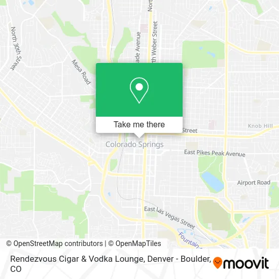 Rendezvous Cigar & Vodka Lounge map