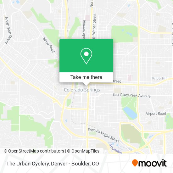 Mapa de The Urban Cyclery