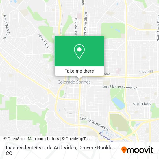 Mapa de Independent Records And Video
