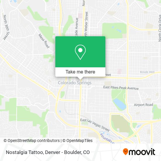 Nostalgia Tattoo map