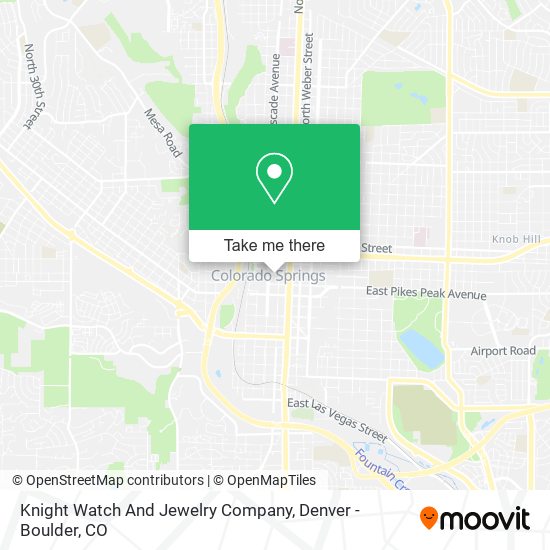 Mapa de Knight Watch And Jewelry Company