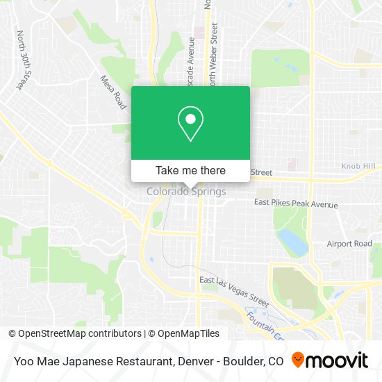 Mapa de Yoo Mae Japanese Restaurant