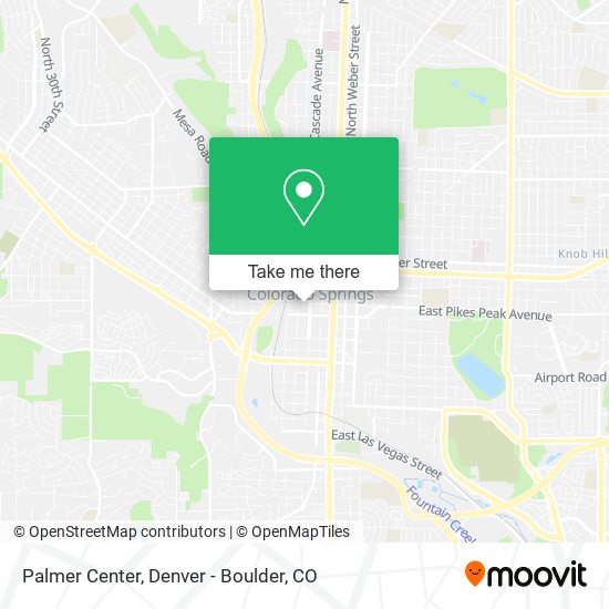 Palmer Center map