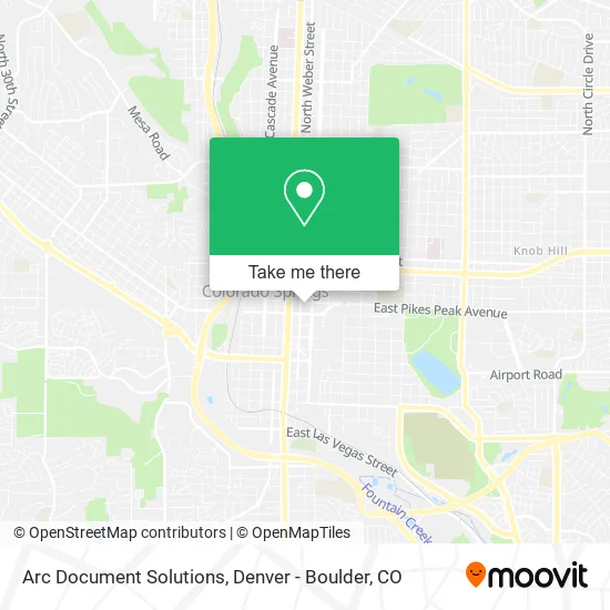 Arc Document Solutions map