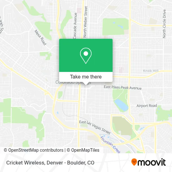 Cricket Wireless map