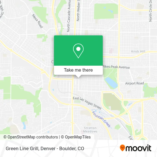 Green Line Grill map