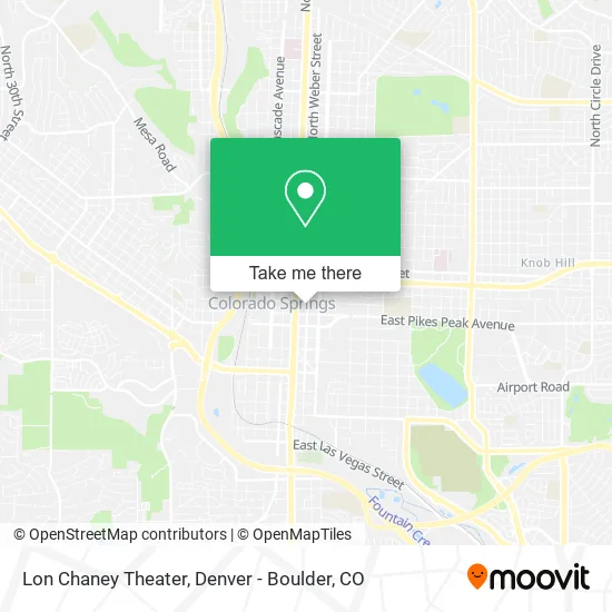 Lon Chaney Theater map