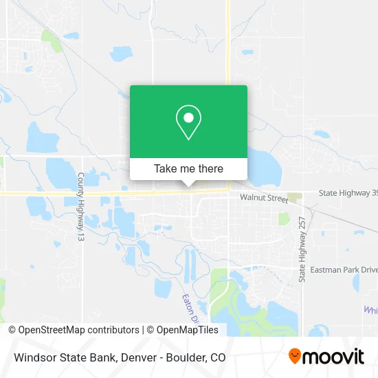 Windsor State Bank map