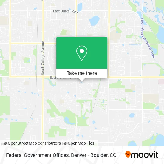 Federal Government Offices map