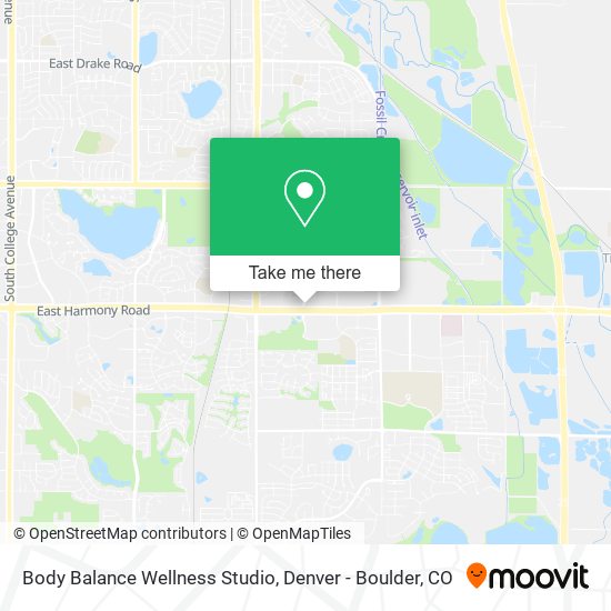 Mapa de Body Balance Wellness Studio