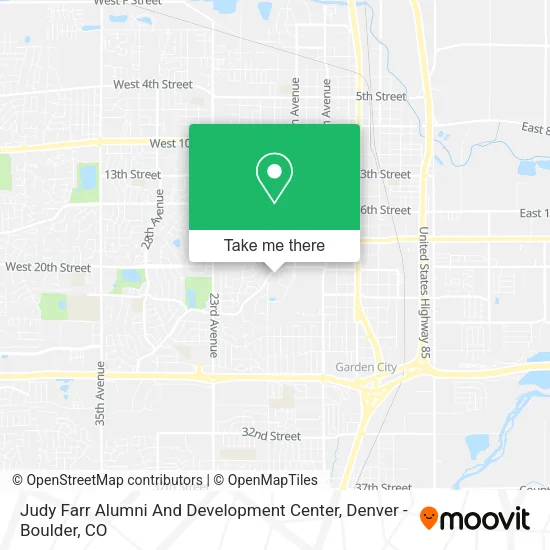 Judy Farr Alumni And Development Center map