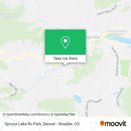 Spruce Lake Rv Park map