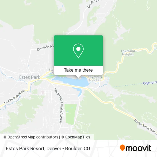 Estes Park Resort map