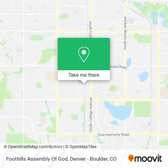 Mapa de Foothills Assembly Of God