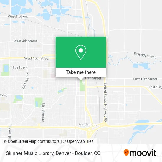 Skinner Music Library map