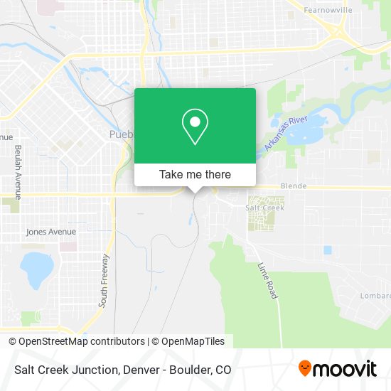 Salt Creek Junction map