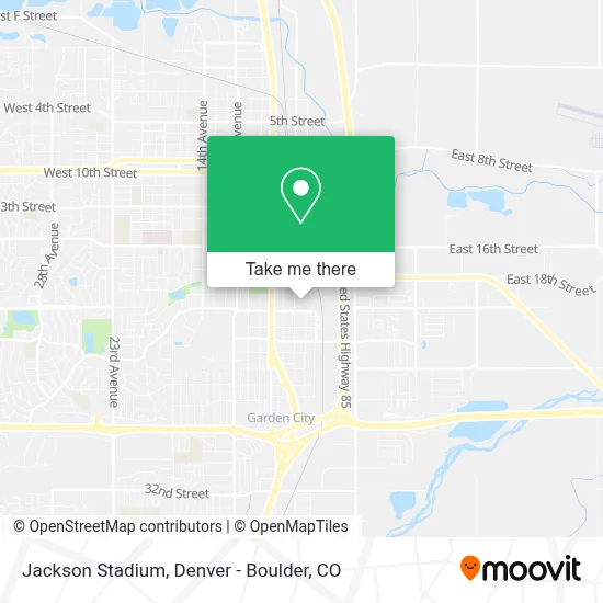 Jackson Stadium map