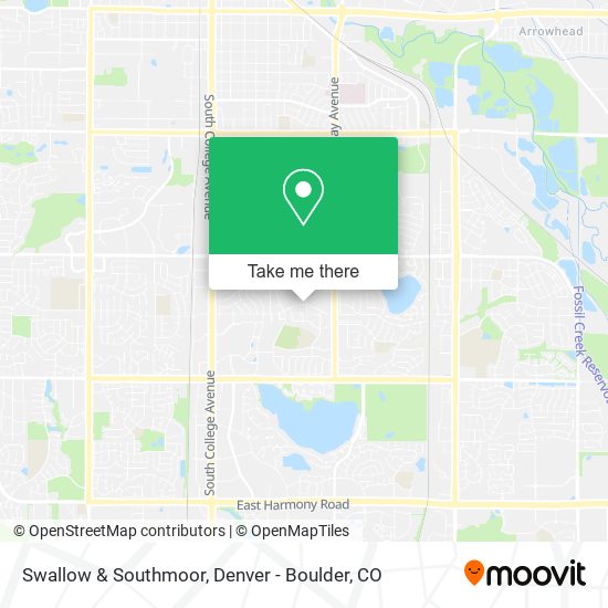 Swallow & Southmoor map