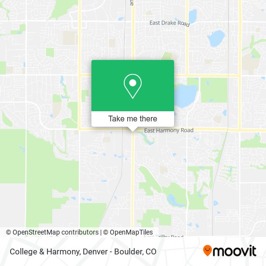 Mapa de College & Harmony