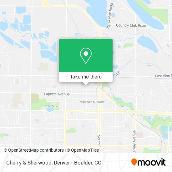 Cherry & Sherwood map