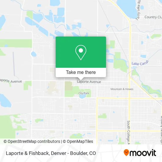 Laporte & Fishback map