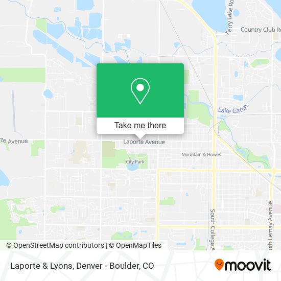 Laporte & Lyons map