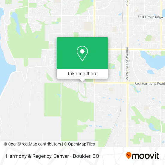 Harmony & Regency map