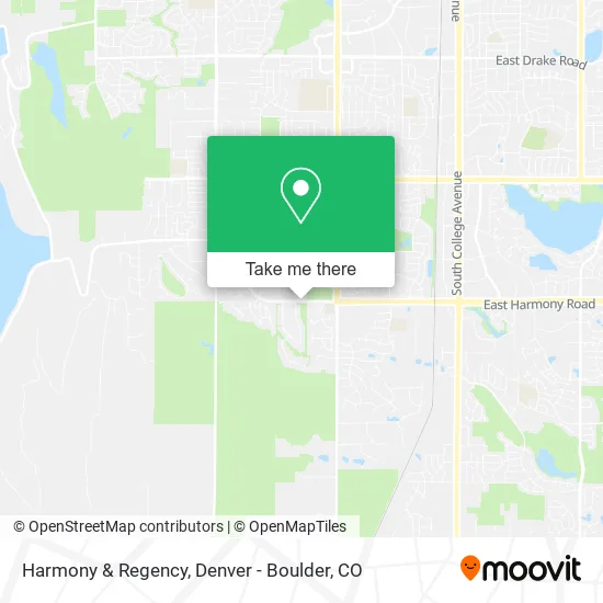 Harmony & Regency map