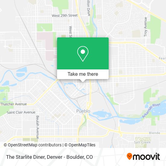 Mapa de The Starlite Diner