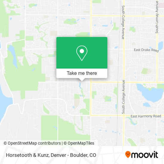 Horsetooth & Kunz map