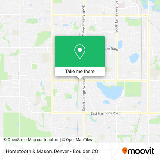 Mapa de Horsetooth & Mason