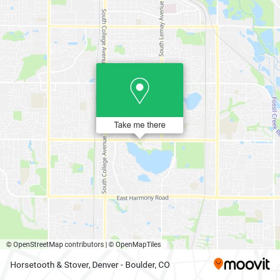 Horsetooth & Stover map