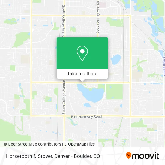 Horsetooth & Stover map