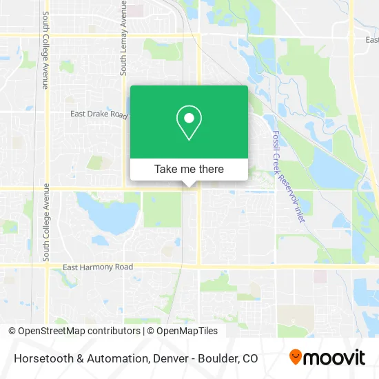 Horsetooth & Automation map