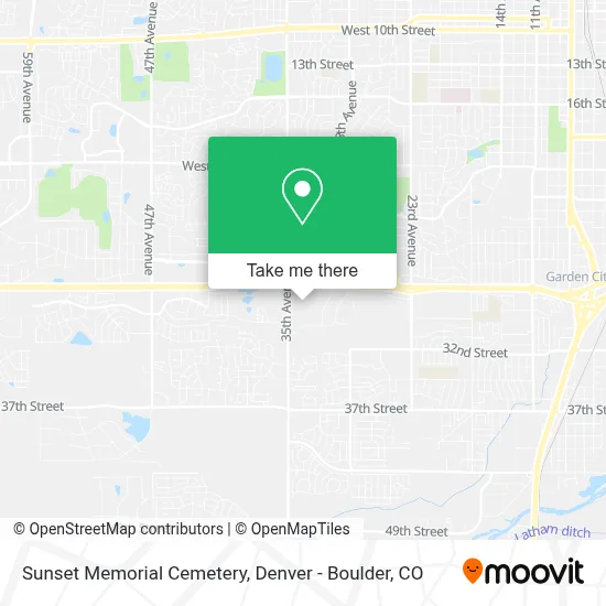 Sunset Memorial Cemetery map