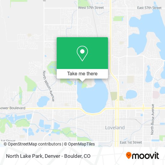 North Lake Park map