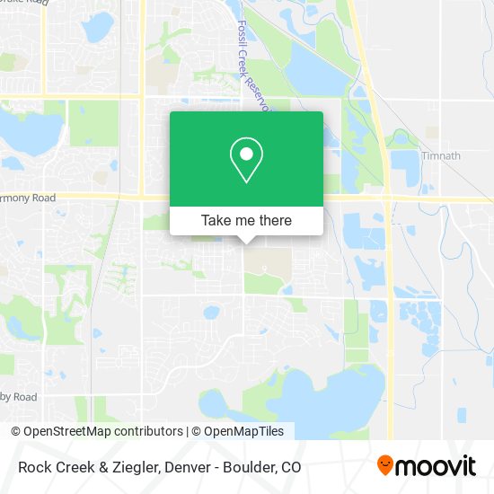 Rock Creek & Ziegler map