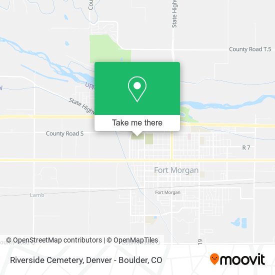 Mapa de Riverside Cemetery