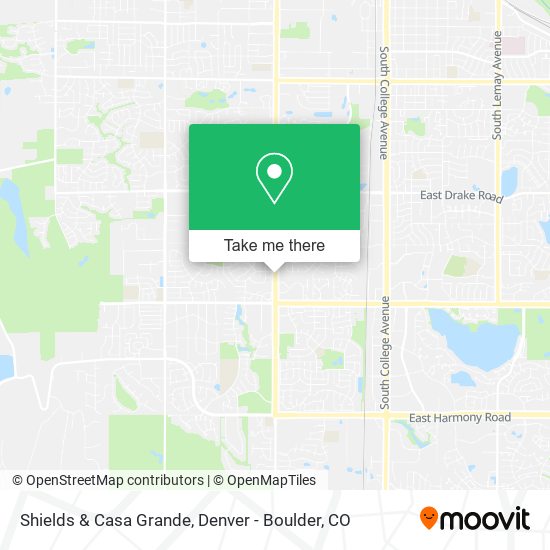 Shields & Casa Grande map