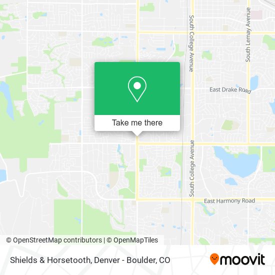 Mapa de Shields & Horsetooth